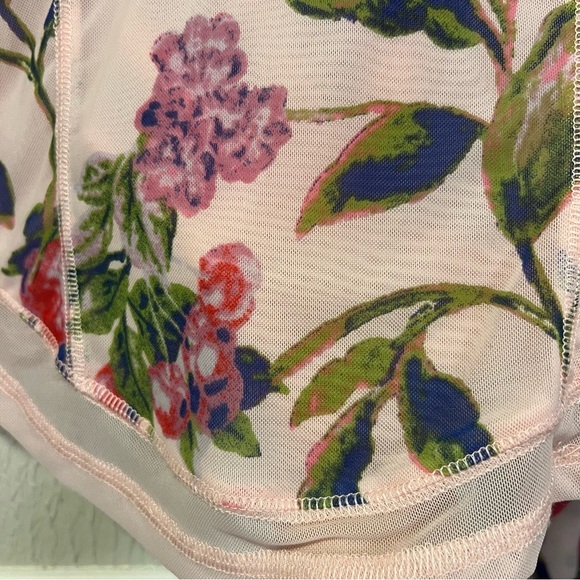 Free People Betty’s Garden Pink Combo Floral Long Sleeve Top size small - Picture 8 of 12